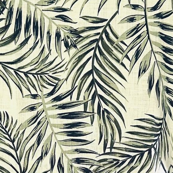 Tahari Tropical Print 100% linen Button Front - Picture 9 of 11